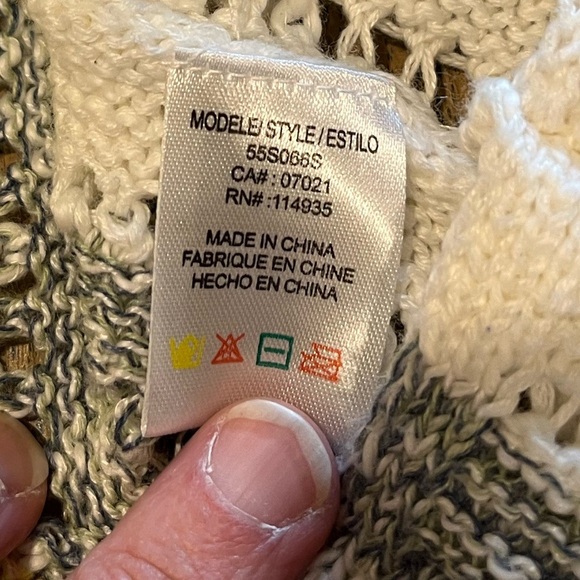 RD STYLE - Chandail léger à rayures ajourées - Taille M - Picture 3 of 7